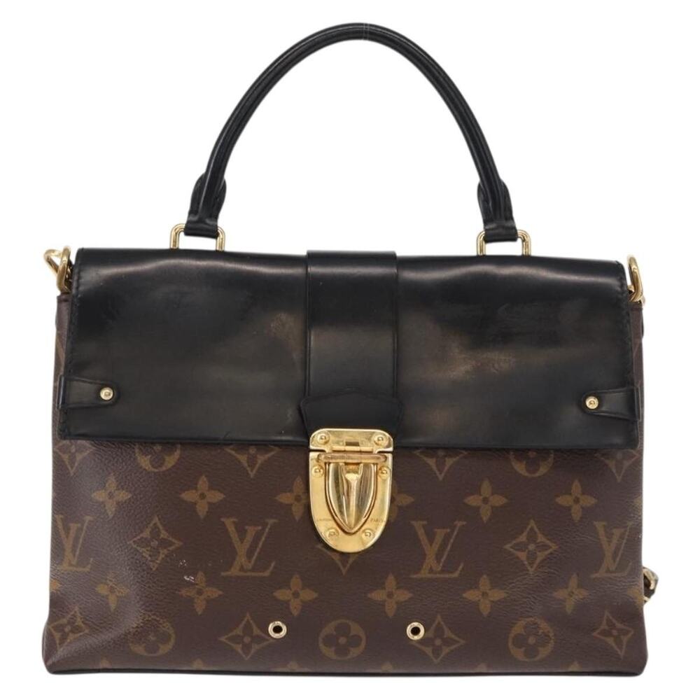 Louis Vuitton Monogram One Handle Flap Bag MM Brown